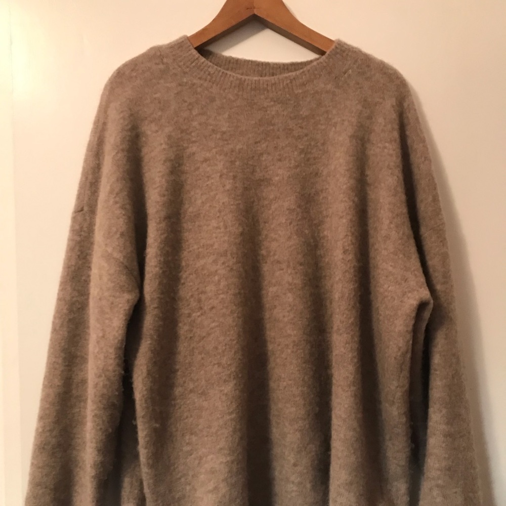 Oversized Crew Neck Sweater
